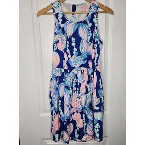 Lilly Pulitzer Kassia Dress Going Coastal Fit And Flare Size ‎ 2 Resort Beach
